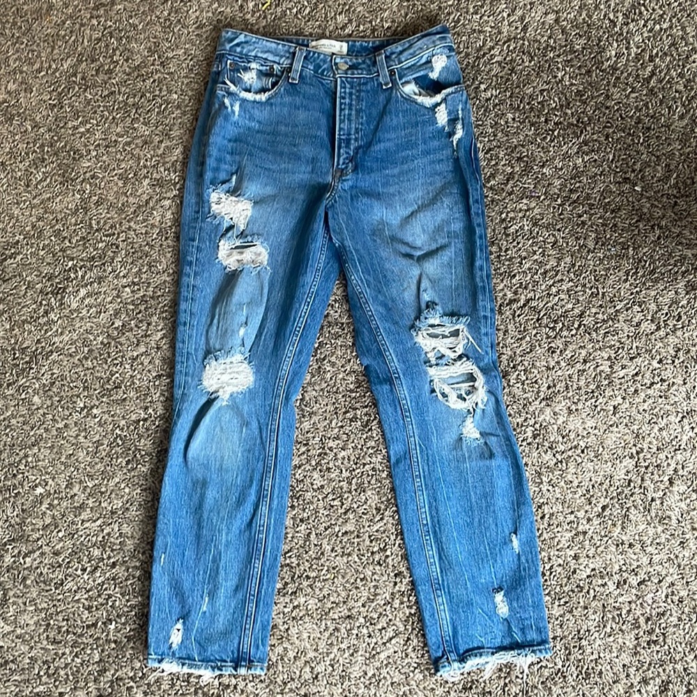 Abercrombie and Fitch curve love high rise jeans